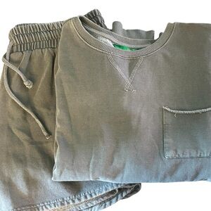 dip Olive Green Pajama Set